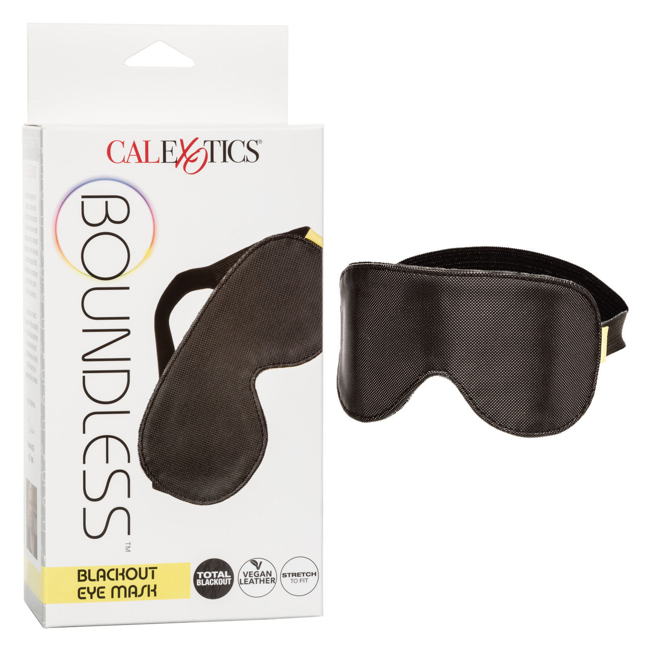 CalExotics Boundless Fetish Play Blackout Eye Mask Masks And Blindfolds