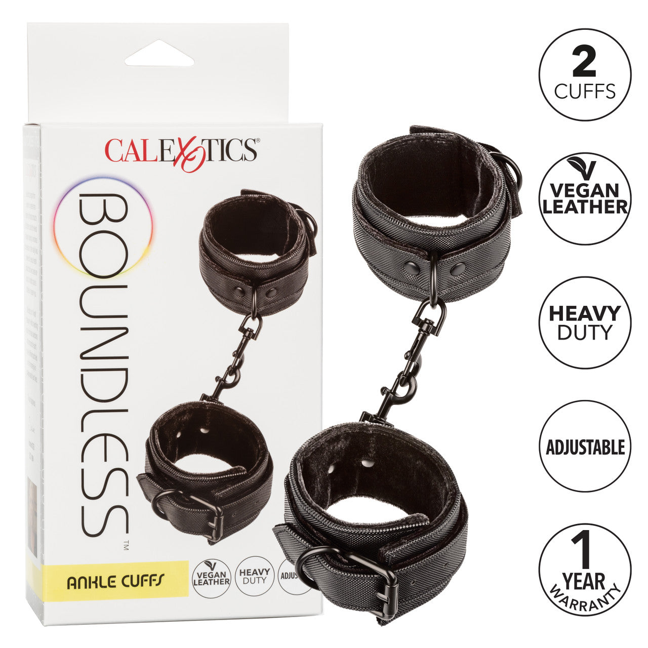 CalExotics Boundless BDSM Play Ankle Cuffs Cuffs and Restraints