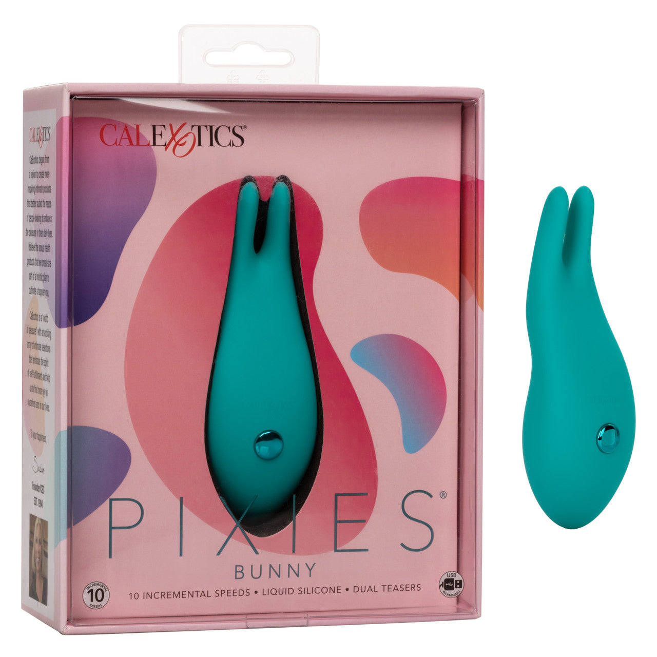 California Exotics Pixies Bunny Dual Teasers Vibrator Clit Ticklers and Pulsators