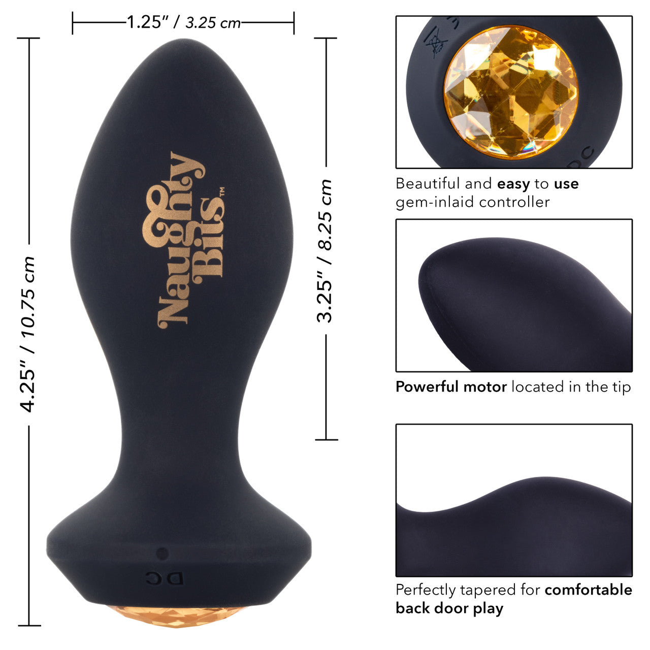 Naughty Bits Shake Your Ass Vibrating Anal Plug Anal Vibrators