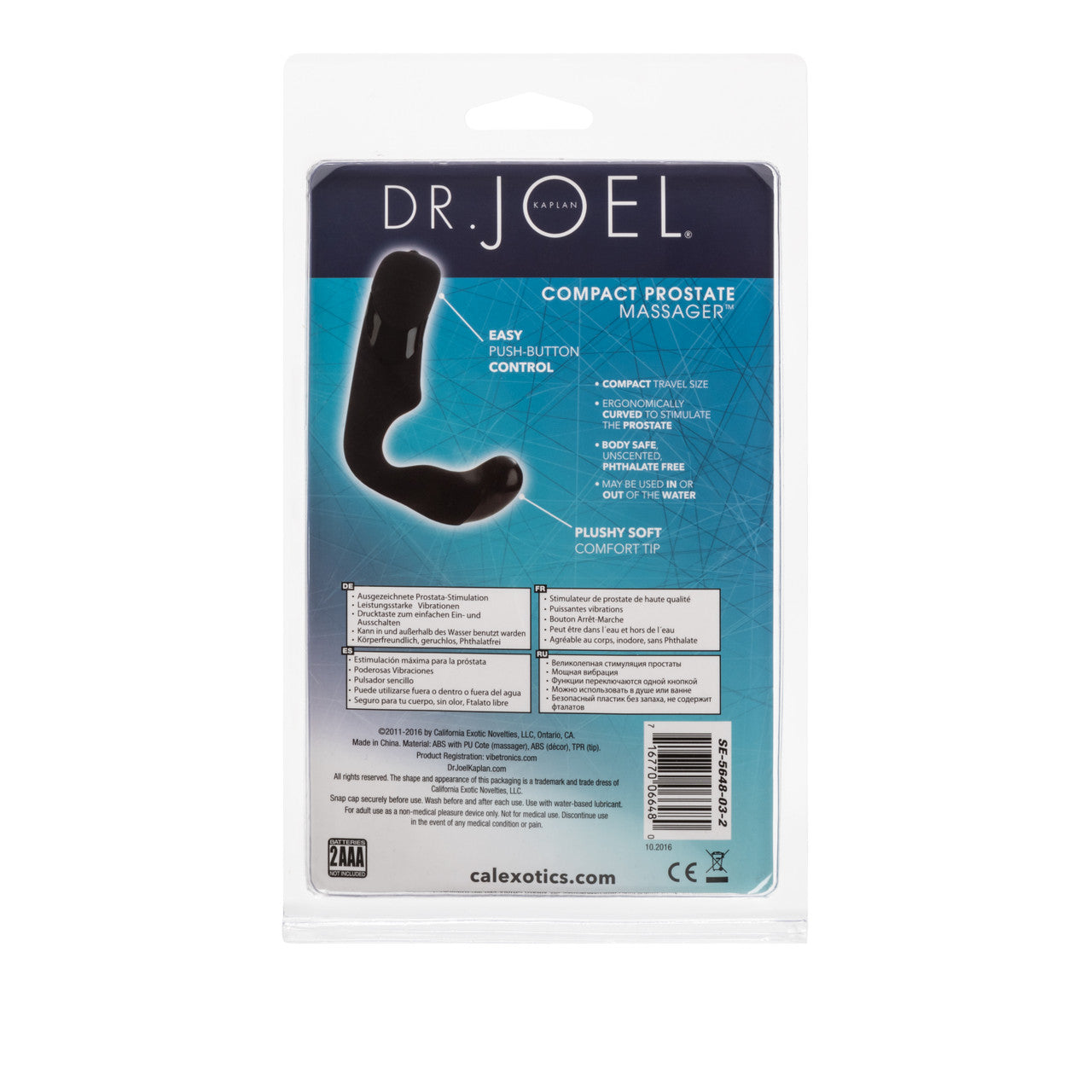 Dr. Joel Kaplan Compact Vibrating Prostate Massager Prostate Toys