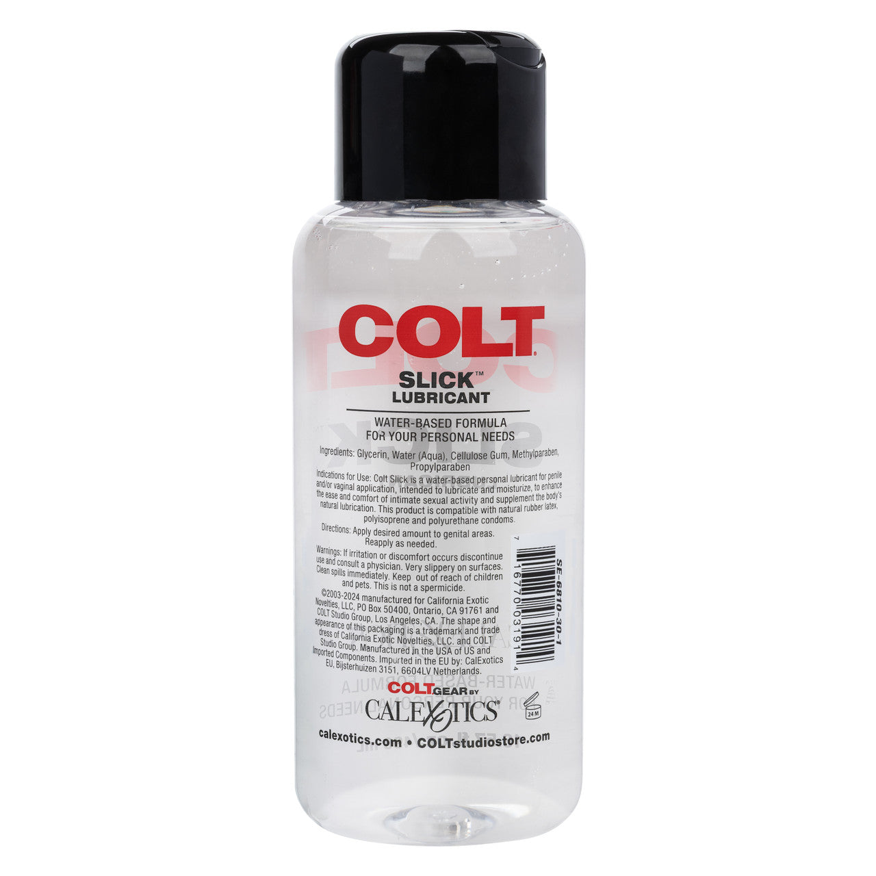 Colt Slick Water Based Personal Adult Lubricant Water Based Lubes