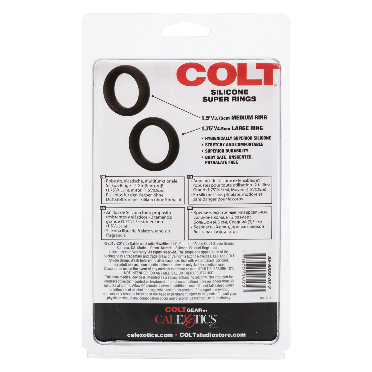 Colt Silicone Super Stretchy Mens Cock Rings Cock Rings