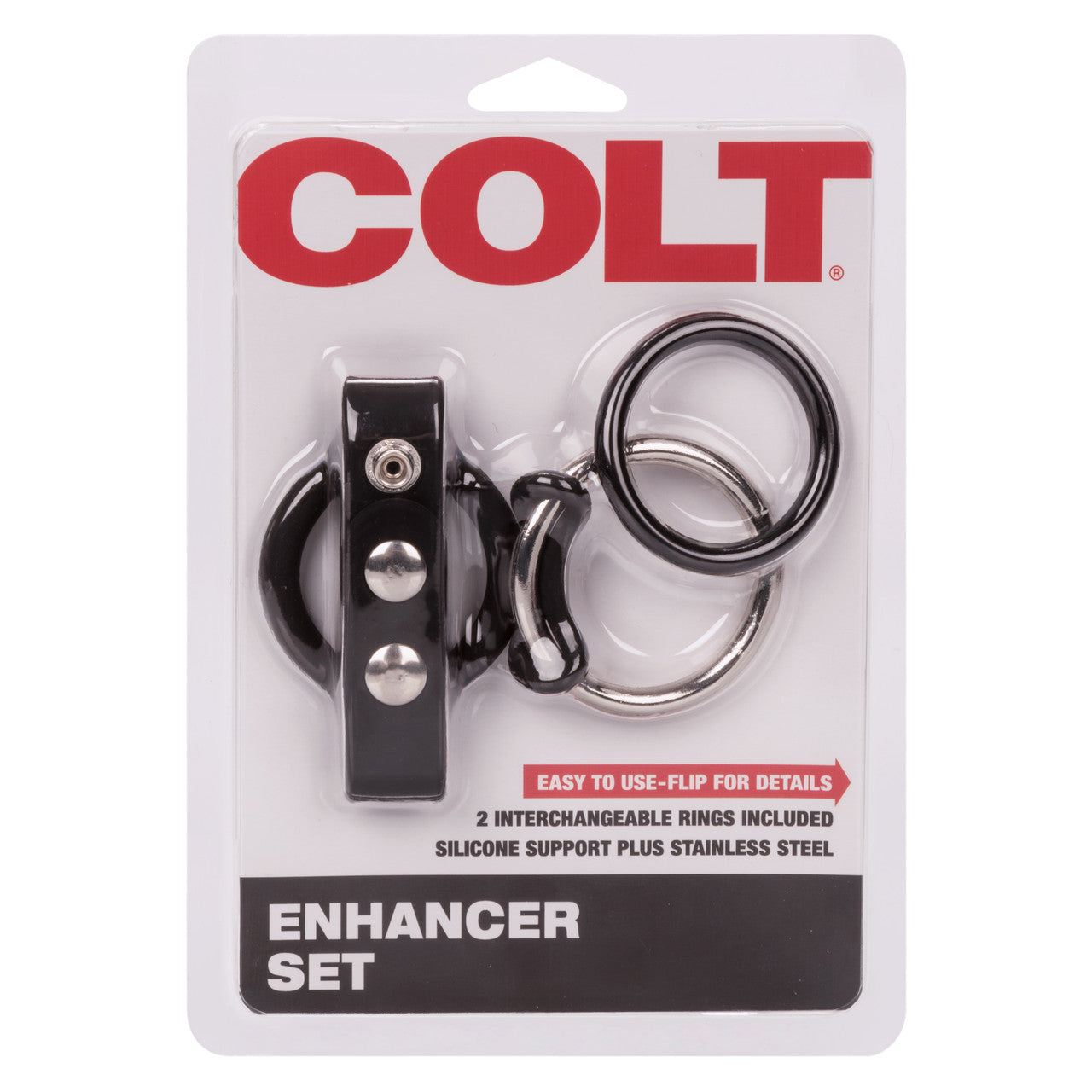 Colt Multi Purpose Male Erections Enhancer Set Stretchy Cock Rings
