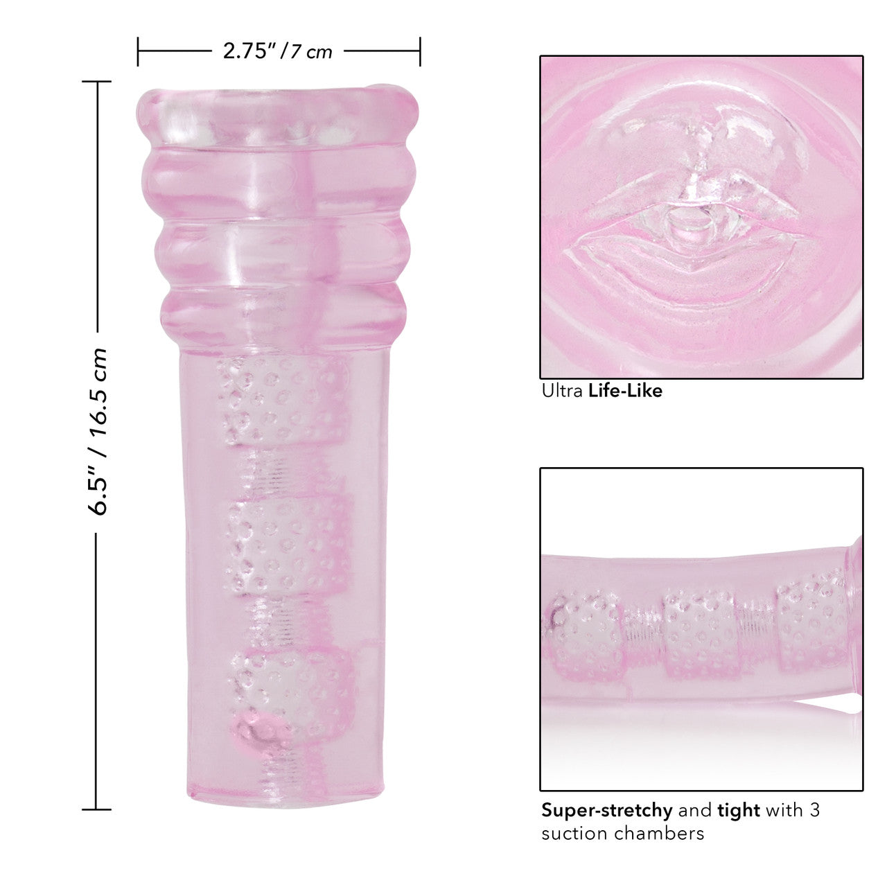 CalExotics Sue Johanson Super Head Honcho Male Stroker Masturbators and Strokers