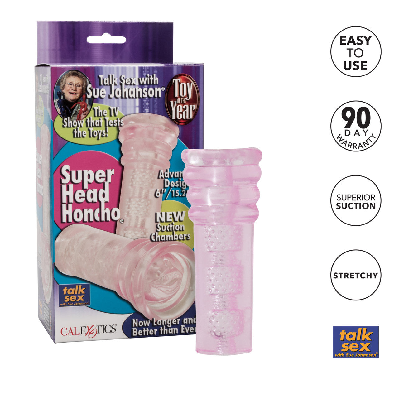 CalExotics Sue Johanson Super Head Honcho Male Stroker Masturbators and Strokers