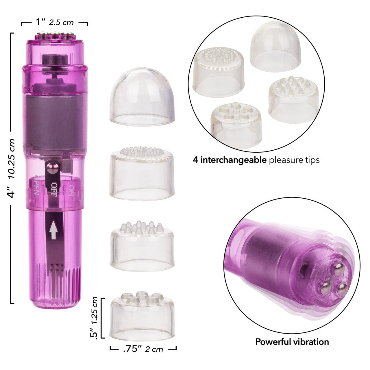 Dr. Laura Berman Athena Waterproof Mini Massager Personal Massagers