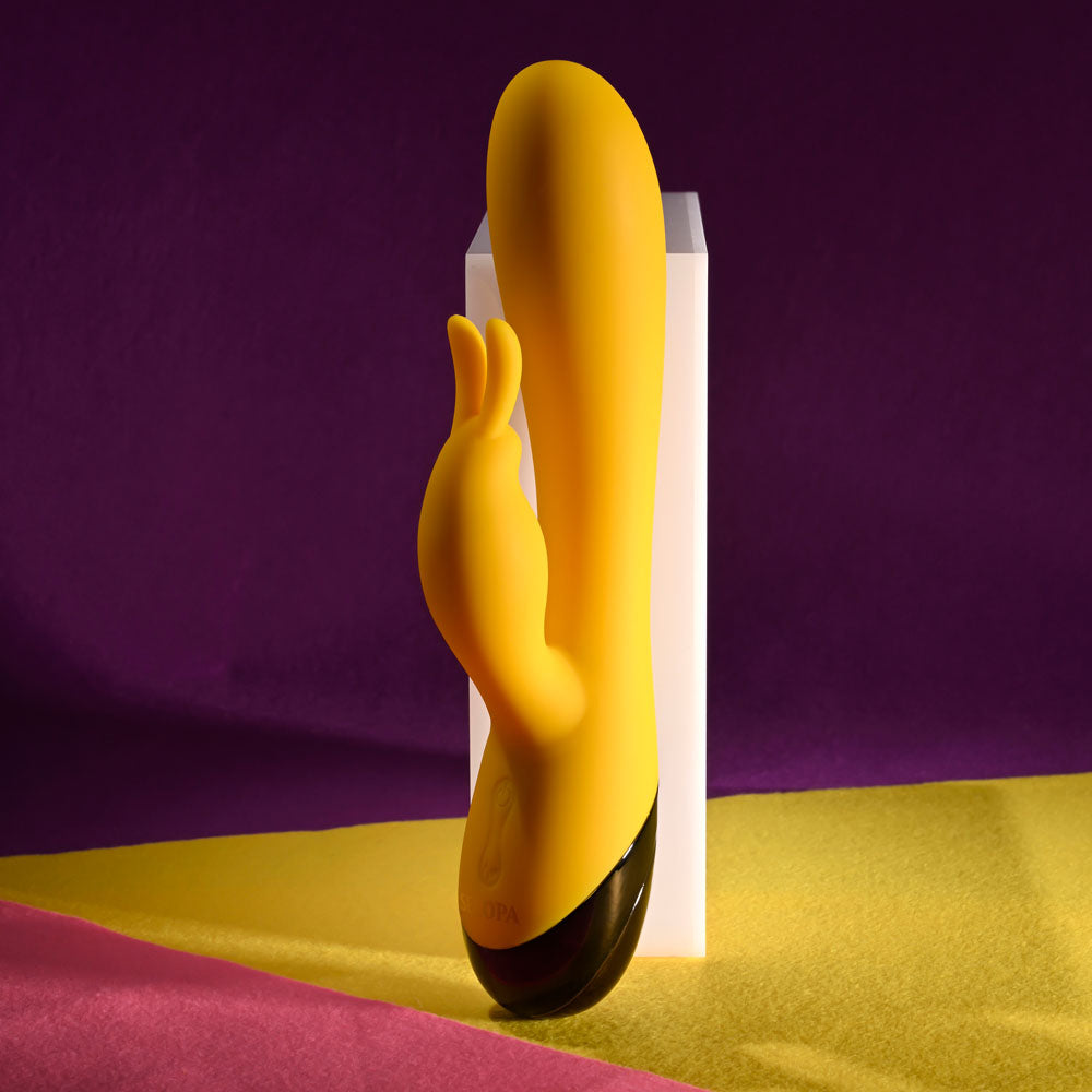 Selopa BUZZZ BUNNY Rechargeable Rabbit Vibrator Yellow Rabbit Vibrators