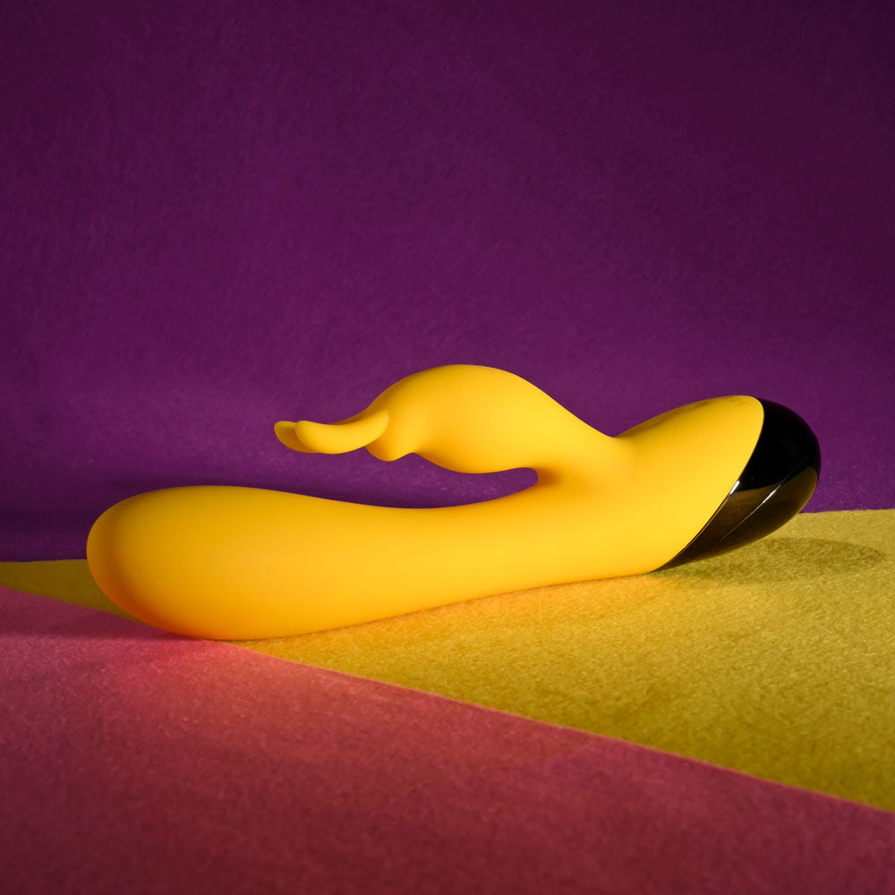Selopa BUZZZ BUNNY Rechargeable Rabbit Vibrator Yellow Rabbit Vibrators