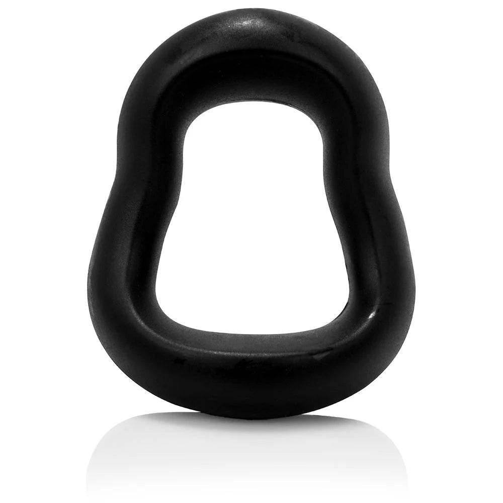 Screaming O SwingO Curve Silicone Stretchy Penis Ring Black Stretchy Cock Rings