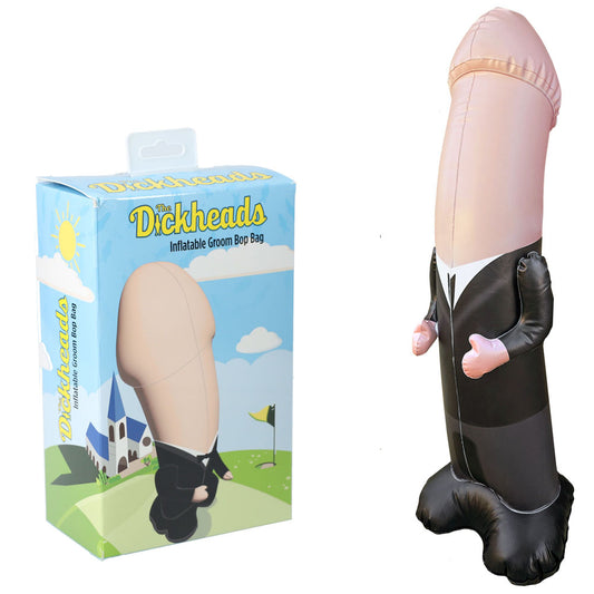 Shots Toys S LINE The Dickheads Groom Bop 100 cm Inflatable Penis Punching Bag Party Gifts and Novelties