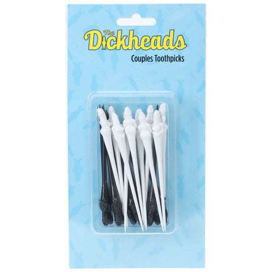Shots Toys S LINE The Dickheads Couples Novelty Toothpicks Black / White - Party Gifts and Novelties