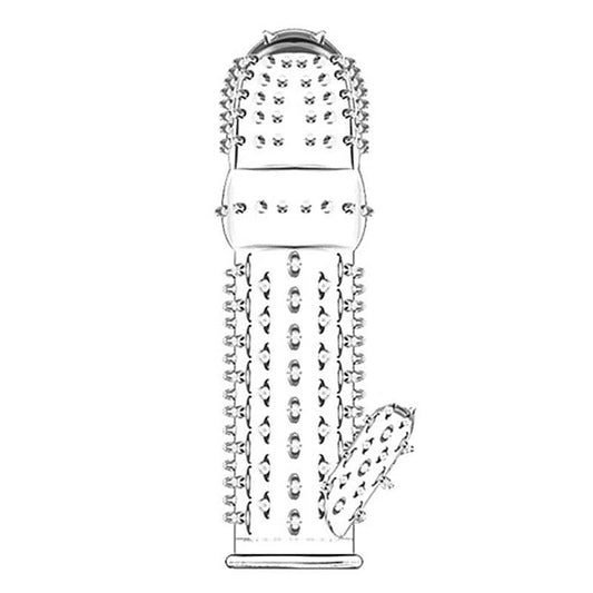 Penis Sleeve with Tickler - Pumps, Extenders and Sleeves