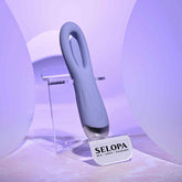 Selopa IN A FLAP Rechargeable Flicking Stimulator Purple Clit Ticklers and Pulsators