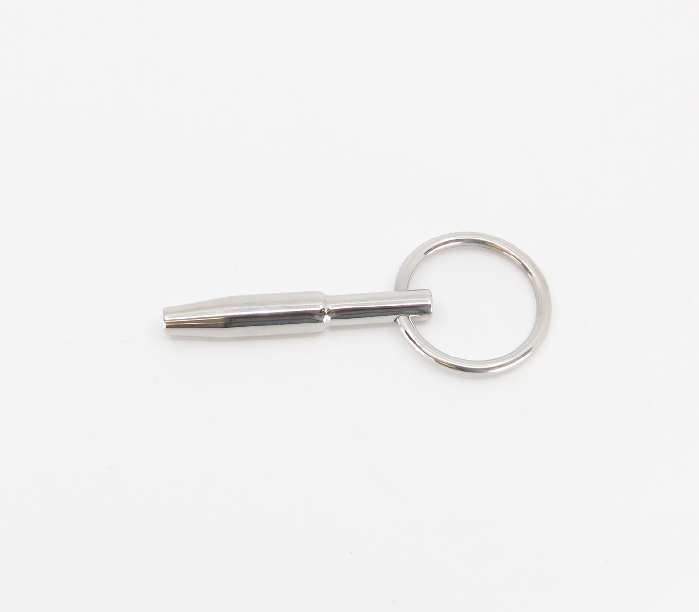 Love In Leather Cum Thru Penis Plug With Ring Urethral Sounds