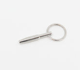 Love In Leather Cum Thru Penis Plug With Ring Default Title Urethral Sounds