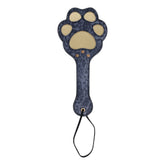 Sportsheets Sex & Mischief Cougar Paw Spanking Paddle Navy Blue / Gold Paddles And Slappers