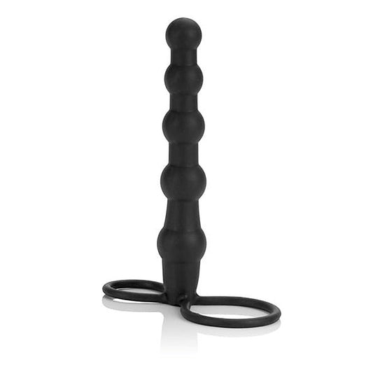 Silicone Beaded Double Rider Anal Beads