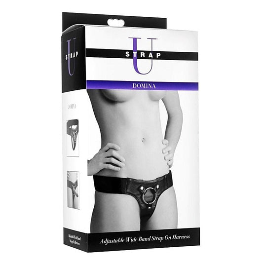 Domina Wide Band Strap On Harness - Strap On Sextoys