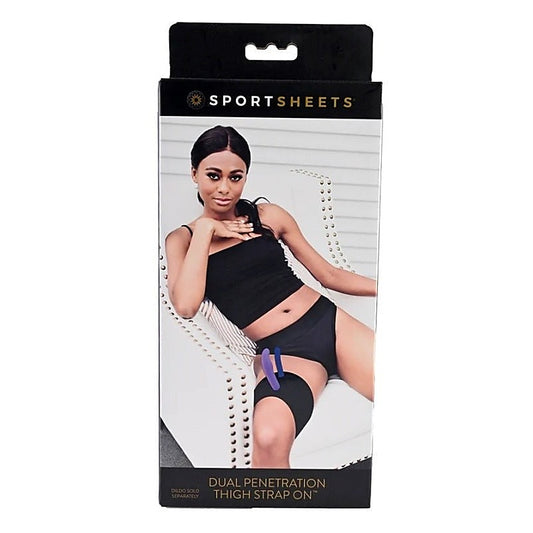 Sportsheets Dual Penetration Thigh Strap-On - Comfort and Versatility for New Realms of Pleasure - Strap On Sextoys