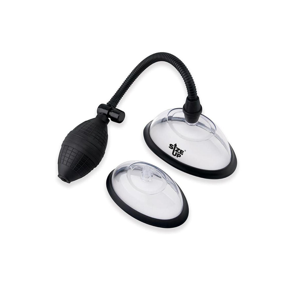Xgen Size Up Classic Pussy Pump with 2 Chambers Pussy And Clit Toys