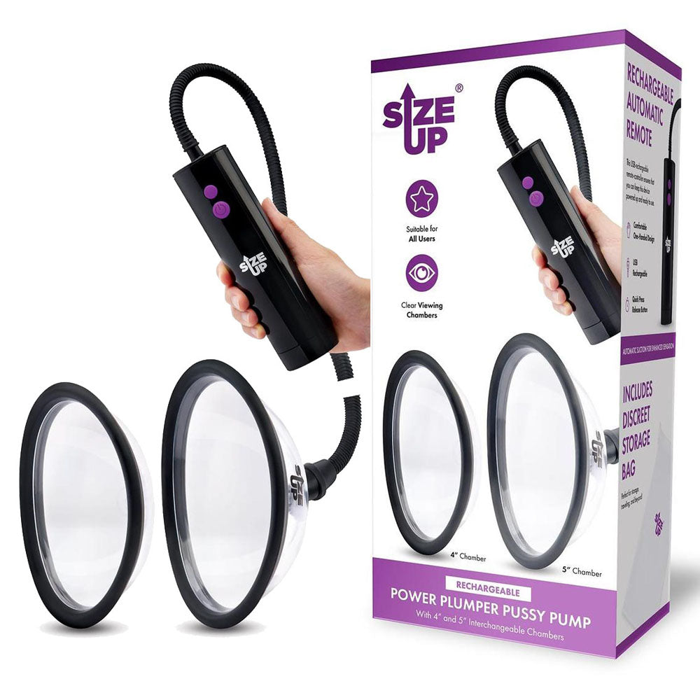Xgen Size Up Rechargeable Power Plumper Pussy Pump Pussy And Clit Toys