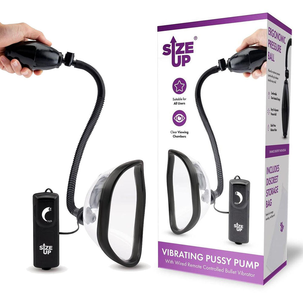 Xgen Size Up Womens Vibrating Vagina Pump Pussy And Clit Toys
