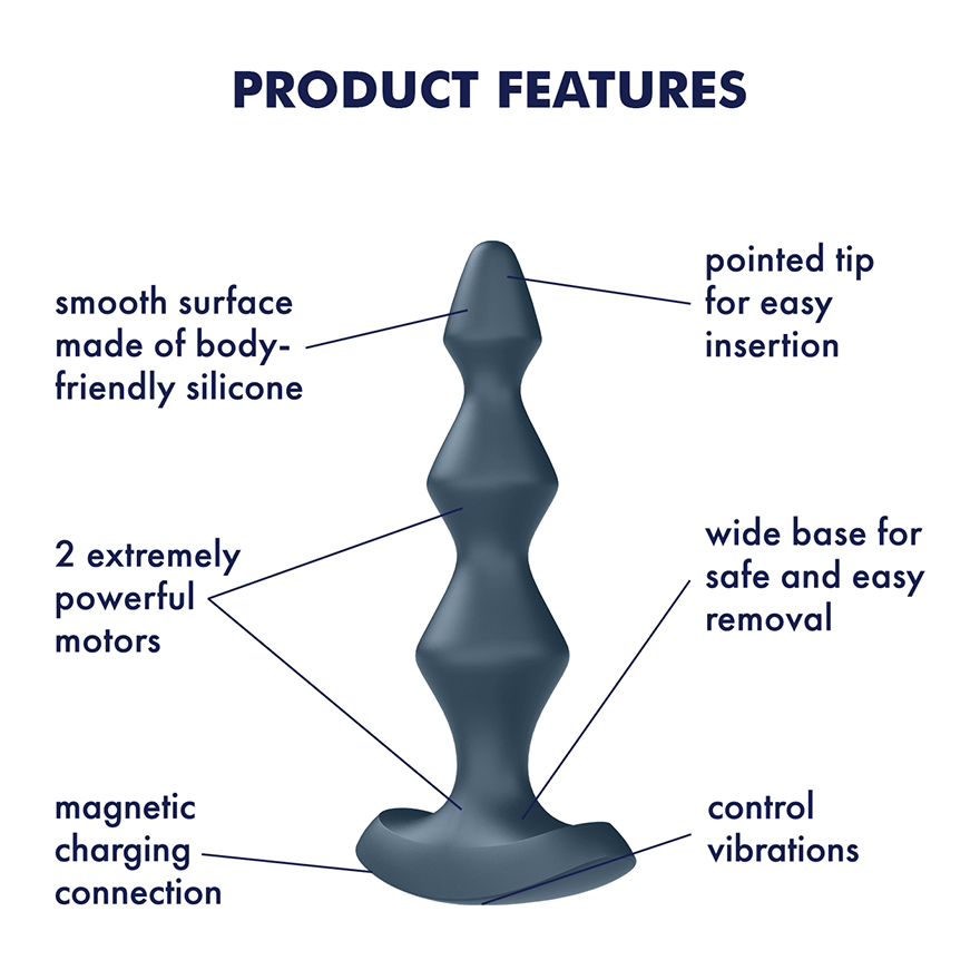 Satisfyer Lolli Plug 1 Vibrating Anal Beads Anal Beads and Balls