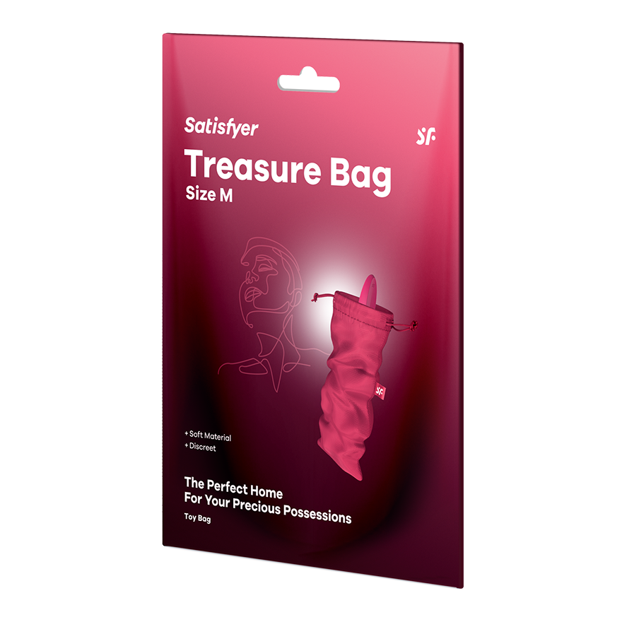 Satisfyer Treasure Adult Toy Storage Bag Pink Vibrator Accessories