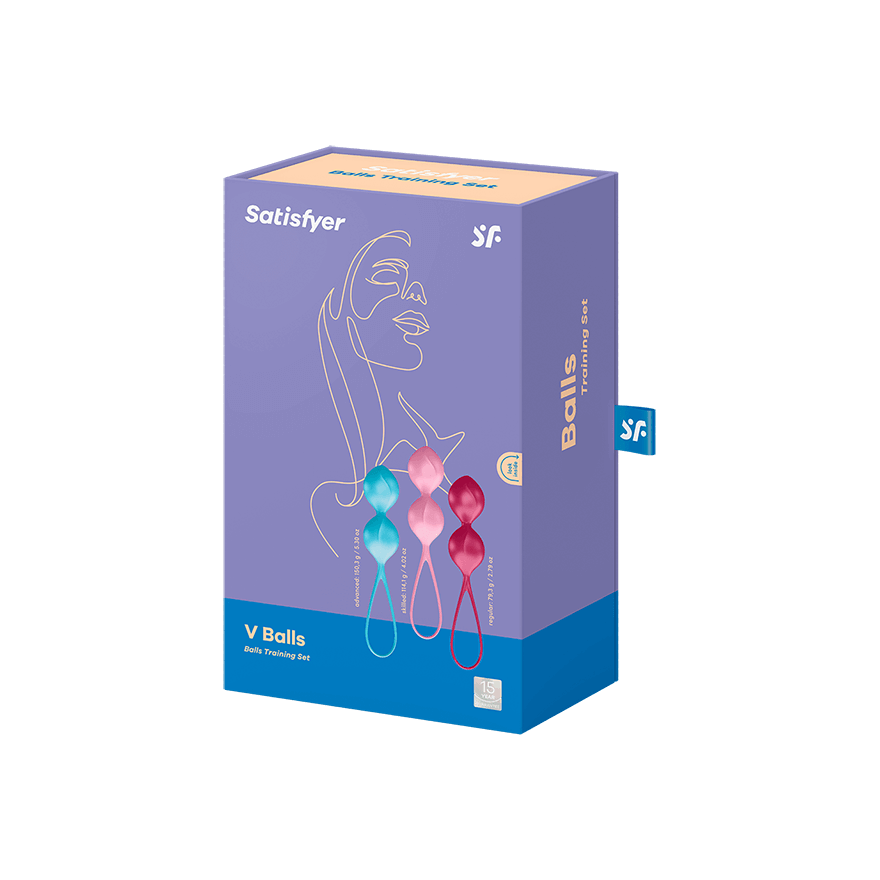 Satisfyer V Balls Orgasm Traning Set Love Eggs and Kegel Exercisers