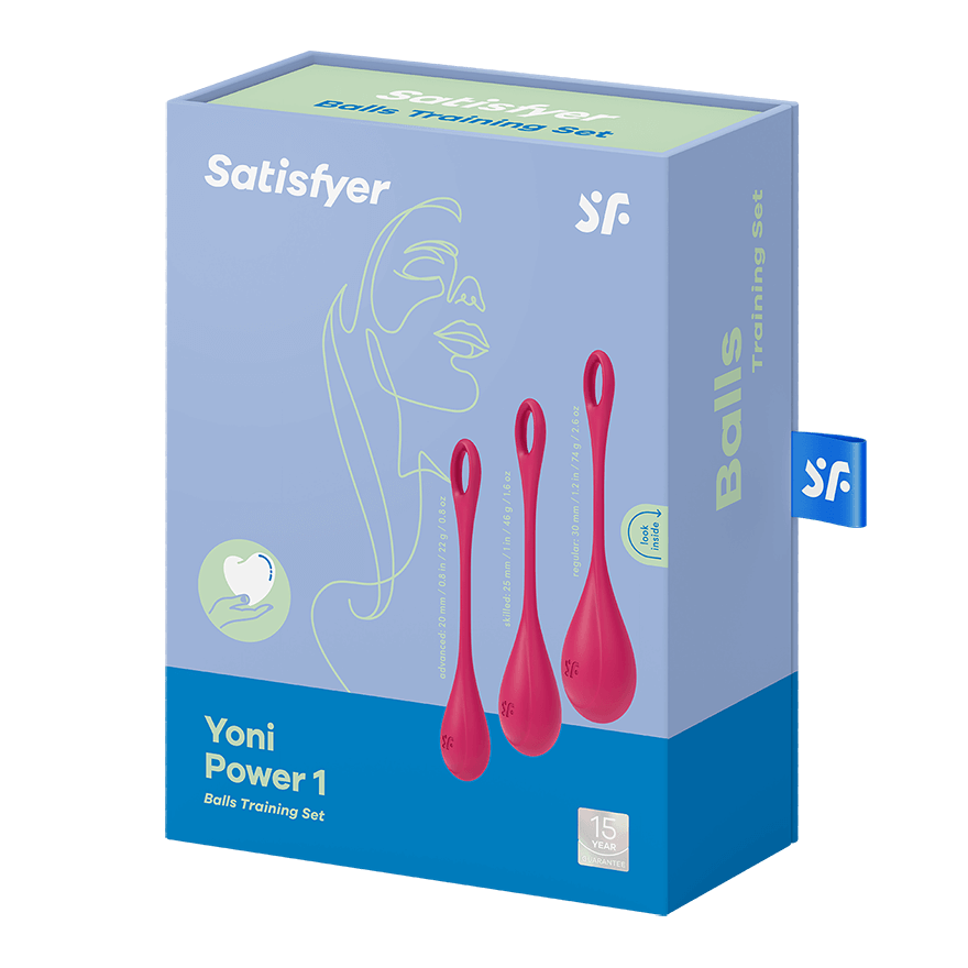 Satisfyer Yoni Power 1 Pelvic Floor Kegel Exerciser Love Balls Luxury Sex Toys