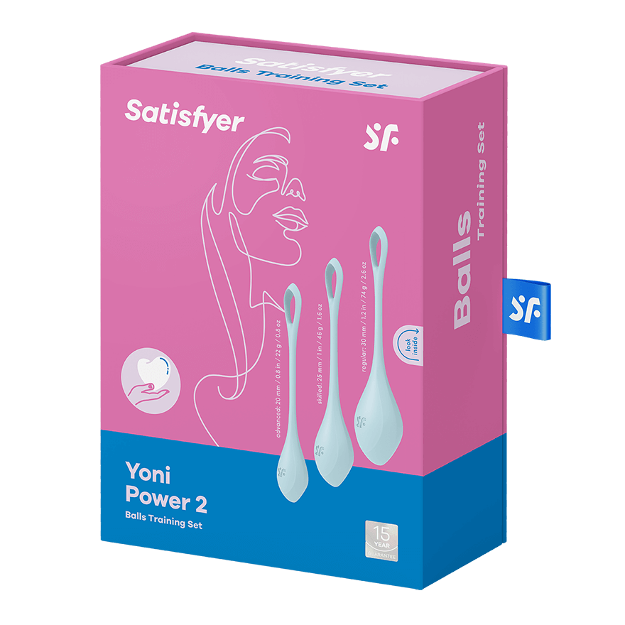 Satisfyer Yoni Power 2 Silicone Keger Exerciser Balls Bullet Vibrators