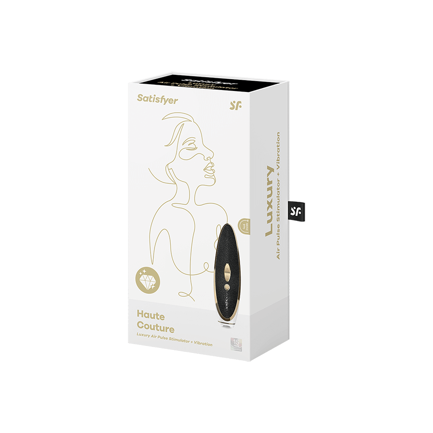 Satisfyer Haute Couture Multi Functions Waterproof Clitoral Stimulator Clit Ticklers and Pulsators