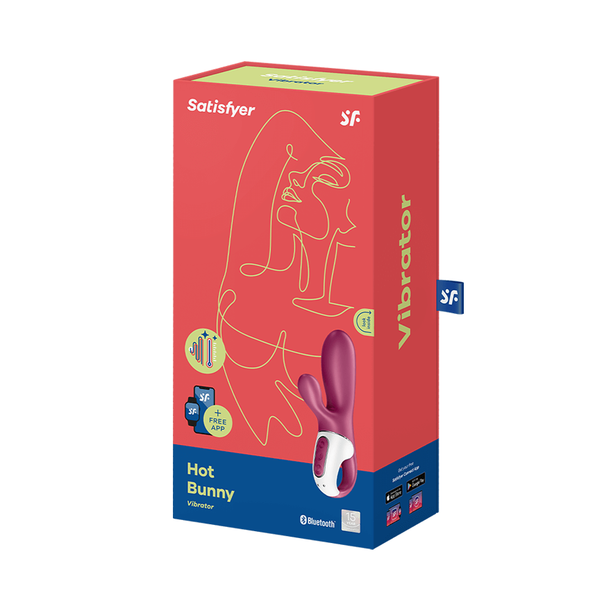 Satisfyer Hot Bunny Rabbit Style Clitoral and G Spot Massager Rabbit Vibrators