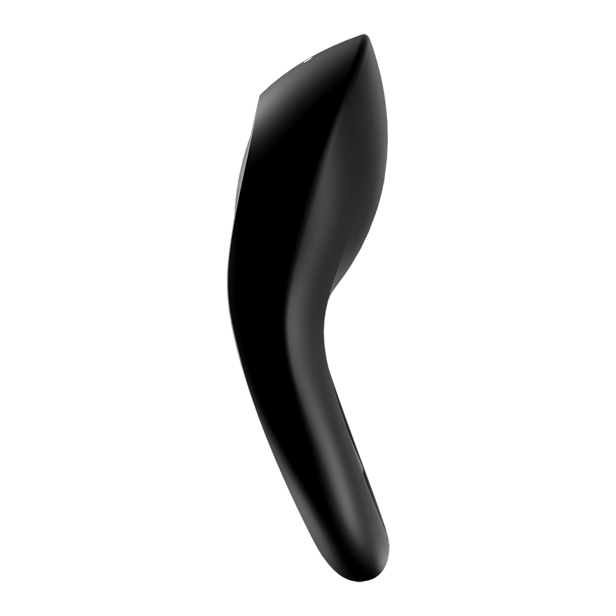 Satisfyer Legendary Duo Vibrating Silicone Cock Ring Black Ball and Cock Toys