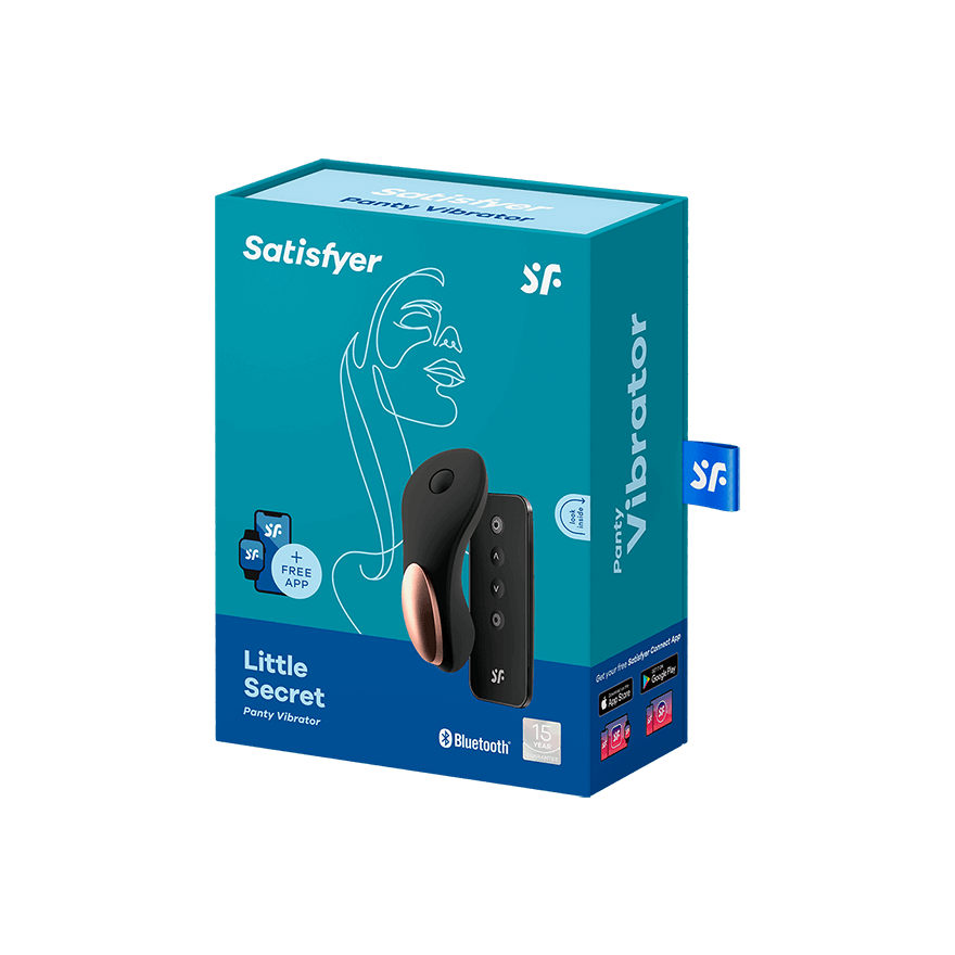 Satisfyer Little Secret App Contolled Remote Controlled USB Rechargeable Panty Vibrator Remote Control Vibrators