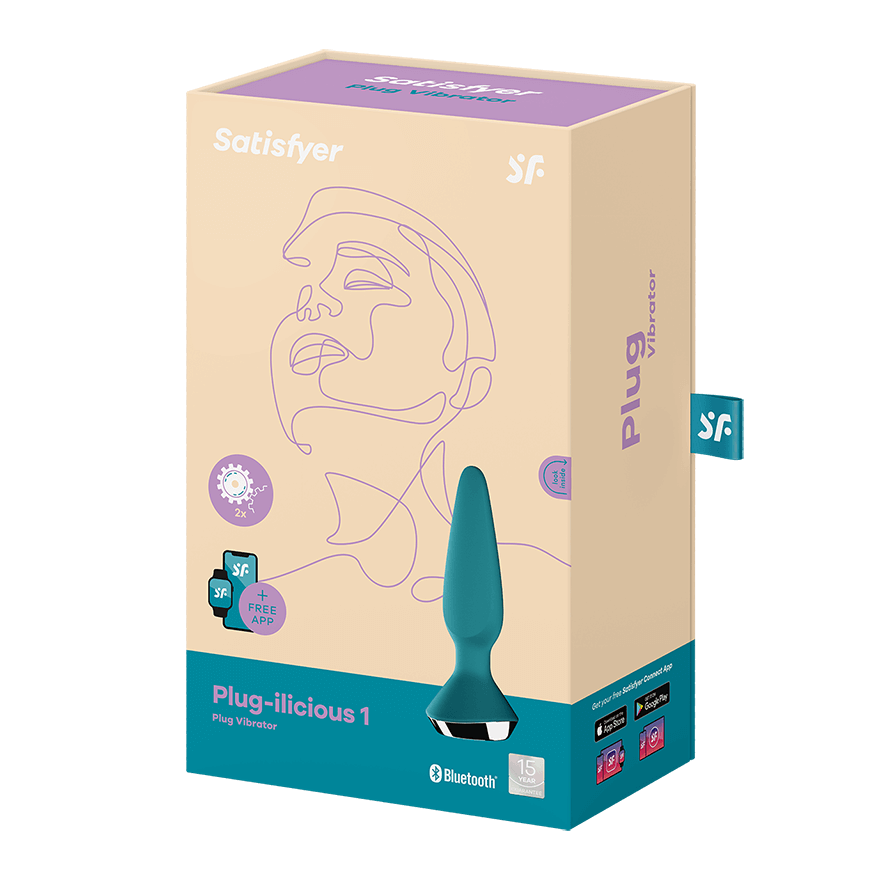 Satisfyer Plug-ilicious 1 App Controlled anal Vibrator Remote Control Vibrators