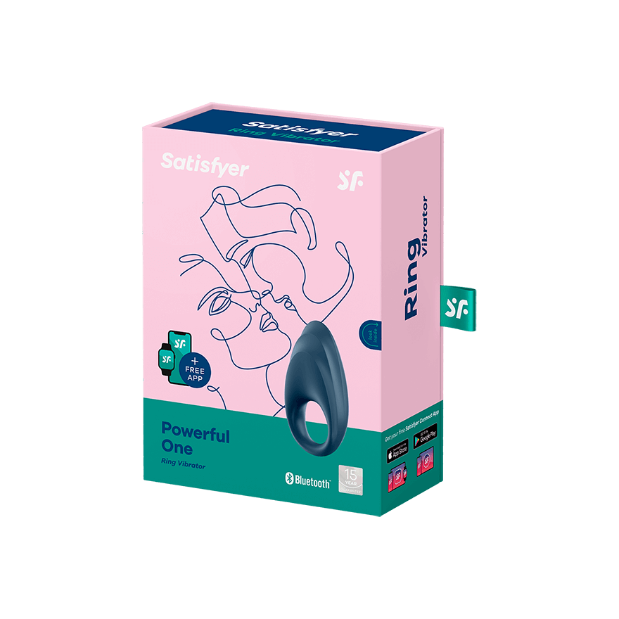 Satisfyer Powerful One App Connected Cock Ring Vibrator Cock Rings