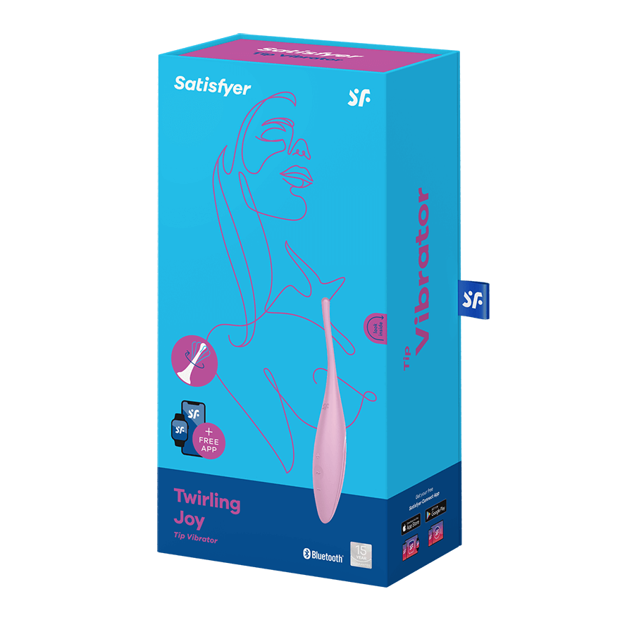 Satisfyer Twirling Joy App Controlled Circulating Vibrator Bullet Vibrators