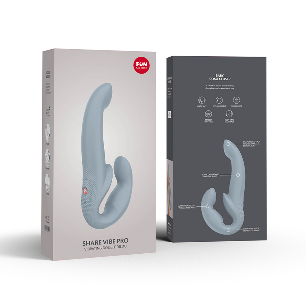 Fun Factory SHARE VIBE PRO Rechargeable Strapless Strap-On Strap On Sextoys