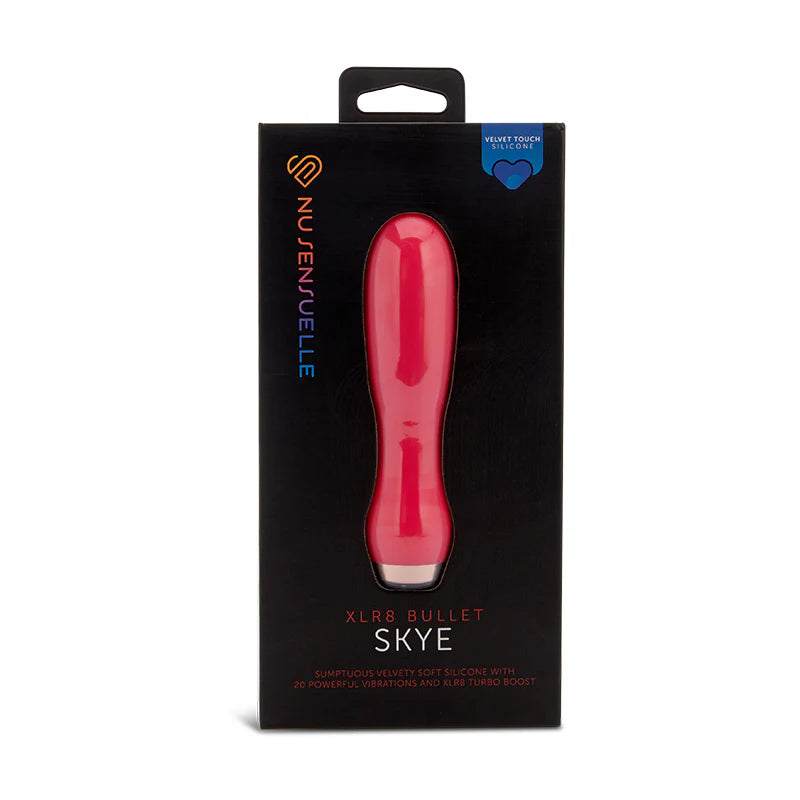 Nu Sensuelle Skye Velvet Touch Bullet Vibrator With Turbo Boost Bullet Vibrators