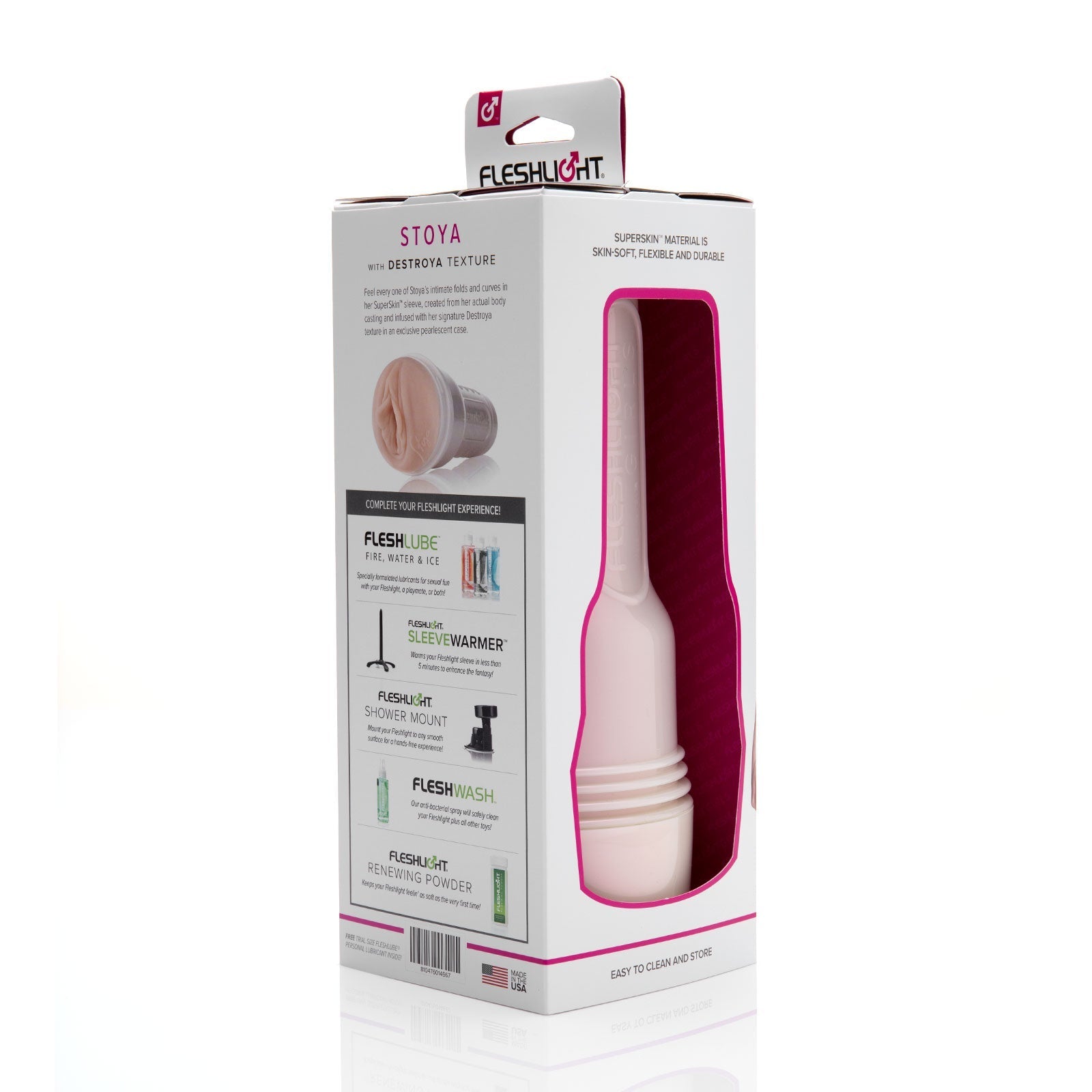 Fleshlight Girl Stoya Realistic Pleasure Mens Stroker Sleeve Masturbators and Strokers