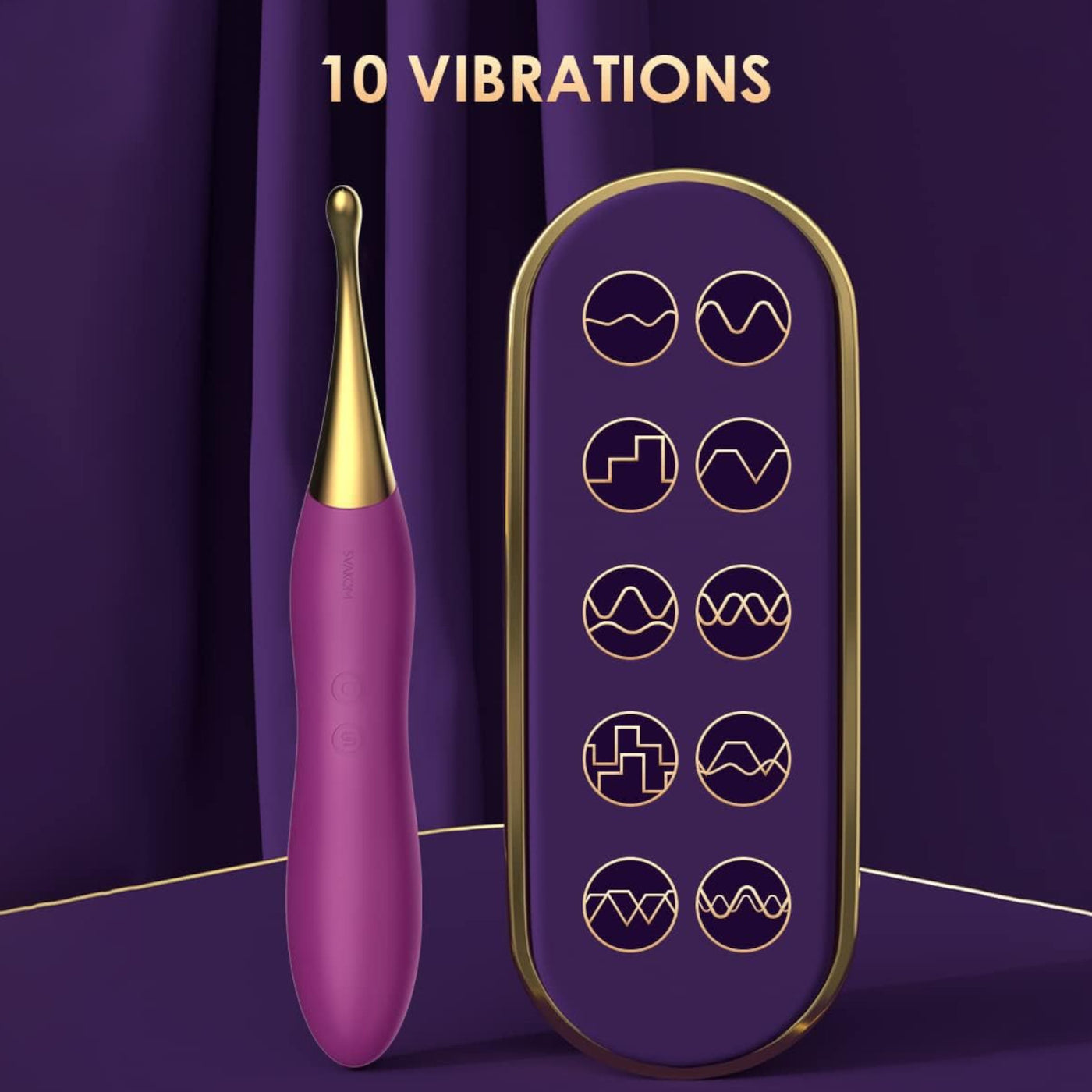Svakom Beatrice Dual-end Clitoral Vibrator - G-Spot Vibrators