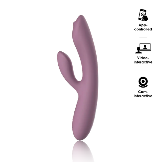 Svakom Trysta Neo G-Spot Rabbit Vibrator Romantic Rose - Rabbit Vibrators