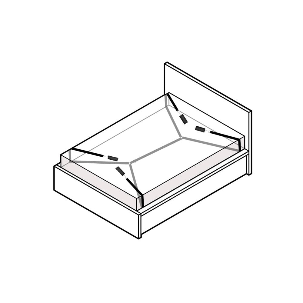 Love In Leather Under Bed Bondage Restraint System Cuffs And Restraints