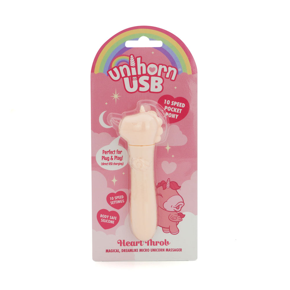 Unihorn Heart Throb Vibrating Bullet Bullet Vibrators