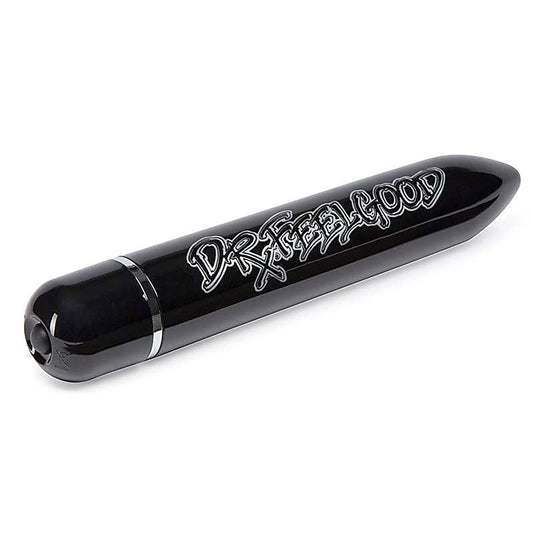 Motley Crue Dr Feelgood 7 Function Vibrator Black - Bullet Vibrators