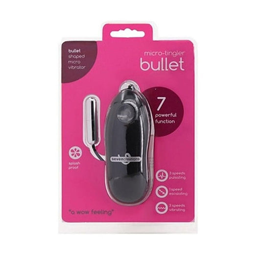 Micro Tingler Bullet 7 Function Vibrator - Bullet Vibrators