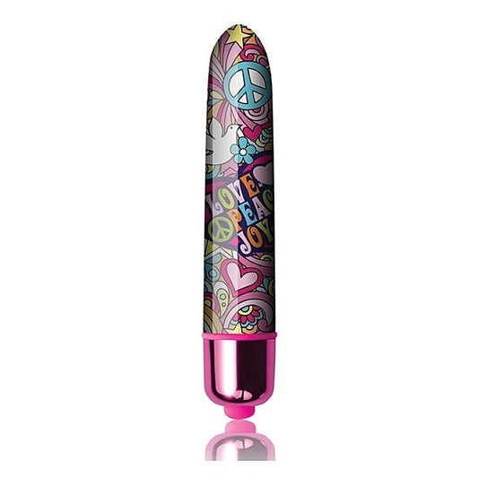 Rocks Off Summer of Love Groovy Baby 90mm Vibrating Bullet - Bullet Vibrators