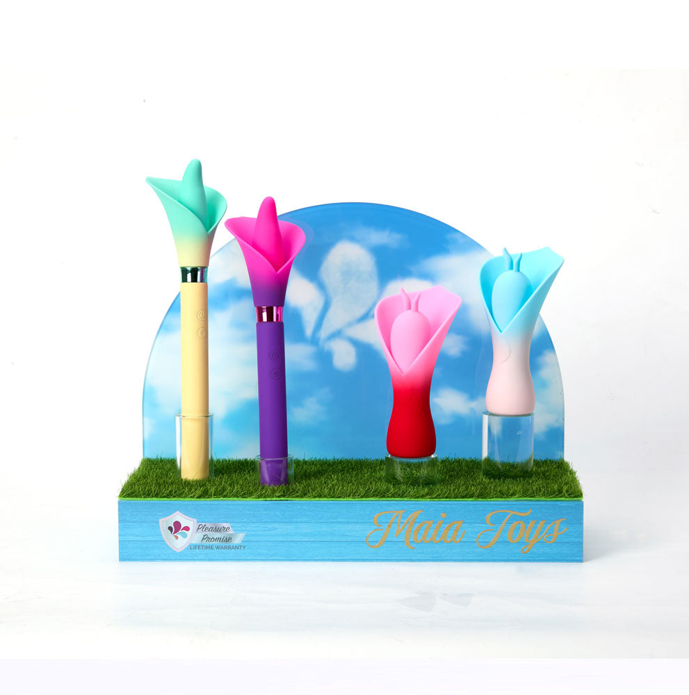 Maia VALA USB Rechargeable Flower Vibrator Personal Massagers
